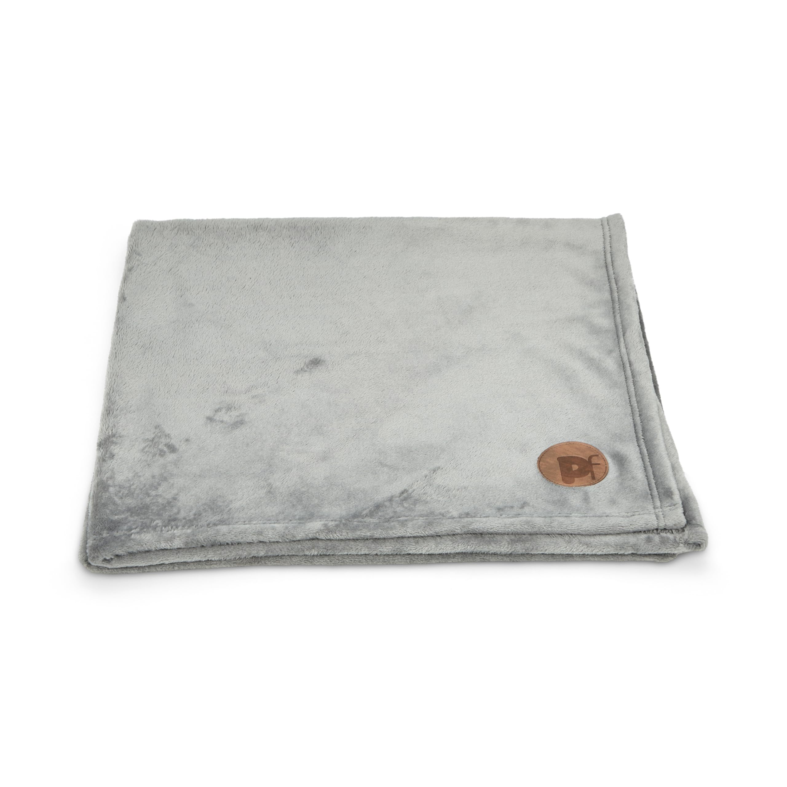 Petface Microfleece Pet Comforter Blanket For Dogs And Cats - Single Grey 100Cm