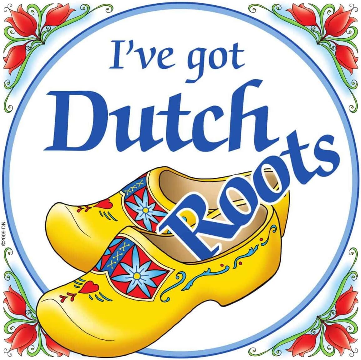 Dutch Souvenirs Magnet Tile (Dutch Roots)