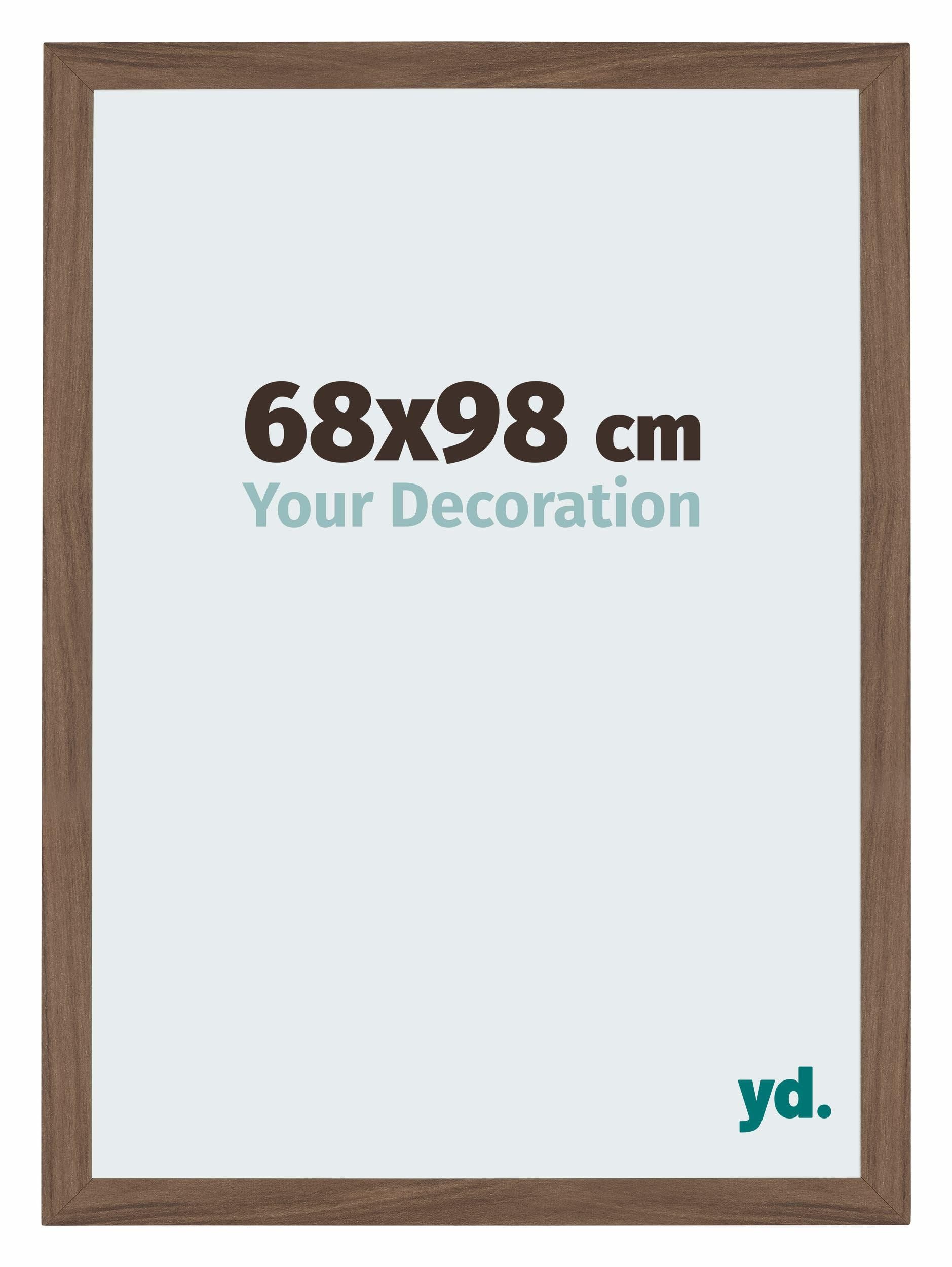 Your Decoration - Puzzle frame 68x98 - Walnut Dark - Puzzle frame 1500-2000 Pieces - MDF Photoframe - Mura