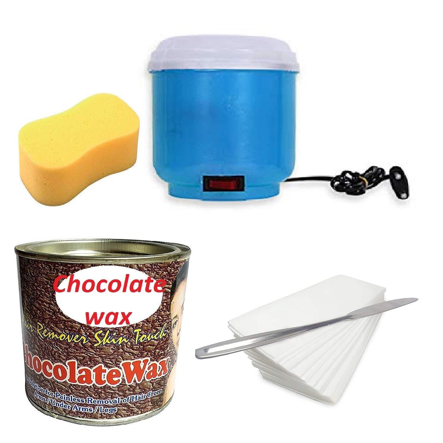 Big saving Wax Machine Combo Waxing Kit Combo For Women - Wax Heater For Salon Parlour And Home Use For women and Girls+ Chocolate Wax (600 gm) + Wax Strips (30) + Wax Spatula) | Automatic wax heater (B08CT87PBP) Amazon Price History, Amazon Price Tracker