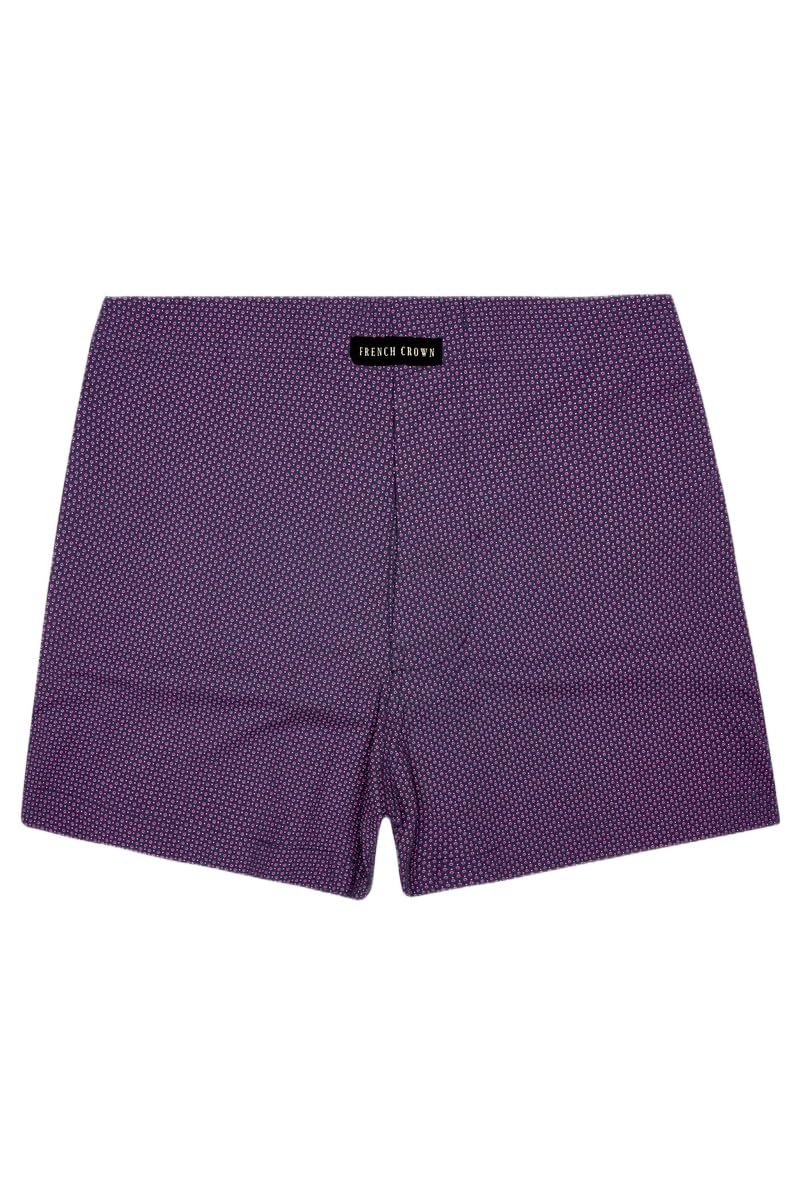 french crown Bossanova Purple Printed Super Soft Premium Cotton Boxer-picture-14