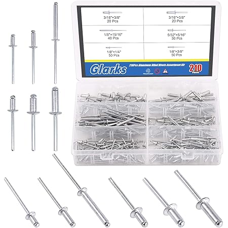 Rivetti In Alluminio Rapid 4x12mm - Confezione Da 100 Pezzi Per Riparazioni E Fai Da Te - Foto 4