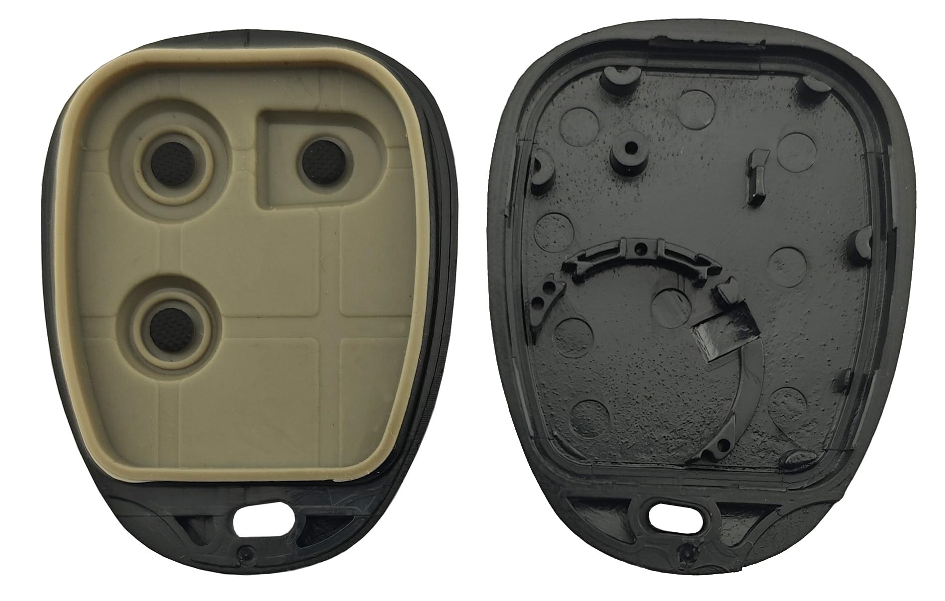 Guscio di ricambio per chiave elettronica, compatibile con Chevy Suburban Tahoe Lumina Camaro Monte Carlo/GMC Yukon Safari/Buick Cadillac Oldsmobile Pontiac Keyless Entry Car Remote Cover (3 pulsanti