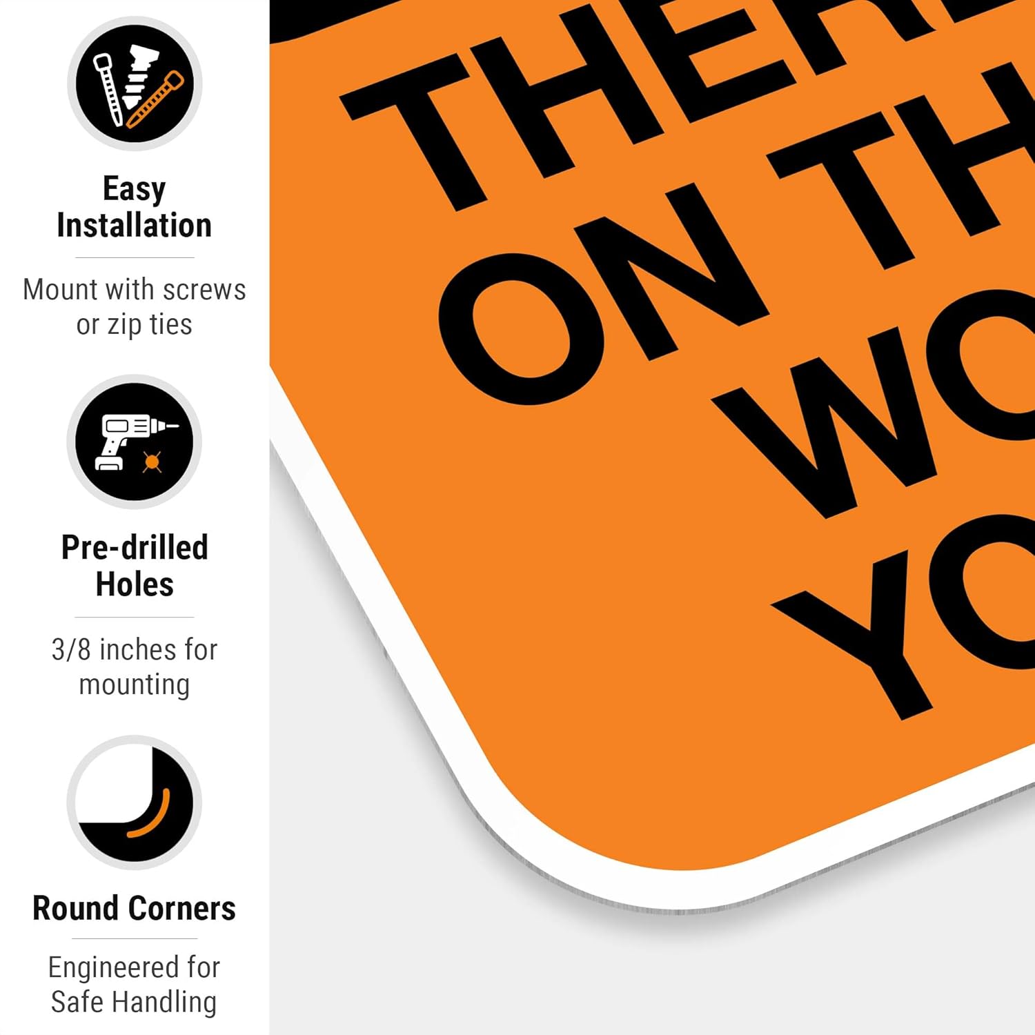 There is Nothing On This Property Worth Losing Your Life Over Sign, 12x18 Inches, Rust Free .063 Aluminum, Fade Resistant, Made in USA