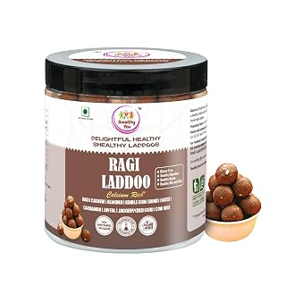 Shealthy You - Ragi Laddoo | No Refined Sugar | Delightful Laddu | High Protein | Calcium Rich | Dietary Fiber Rich | Healthy Snacks for Kids, Adults and Elderly alike | 225gm