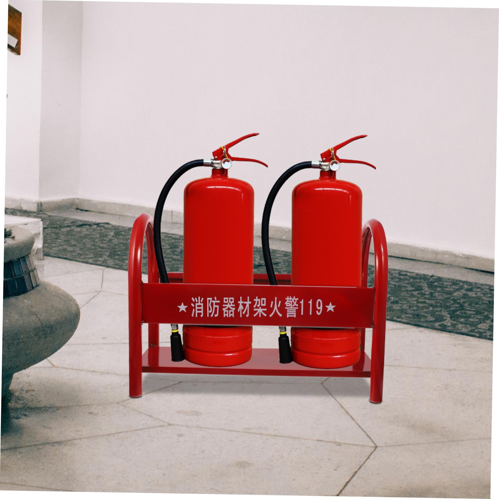 ABOOFAN Soporte De Extintor De Incendios Estante Metálico Soporte Resistente Para Extintor De Incendios Para Oficinas Edificios Almacenes
