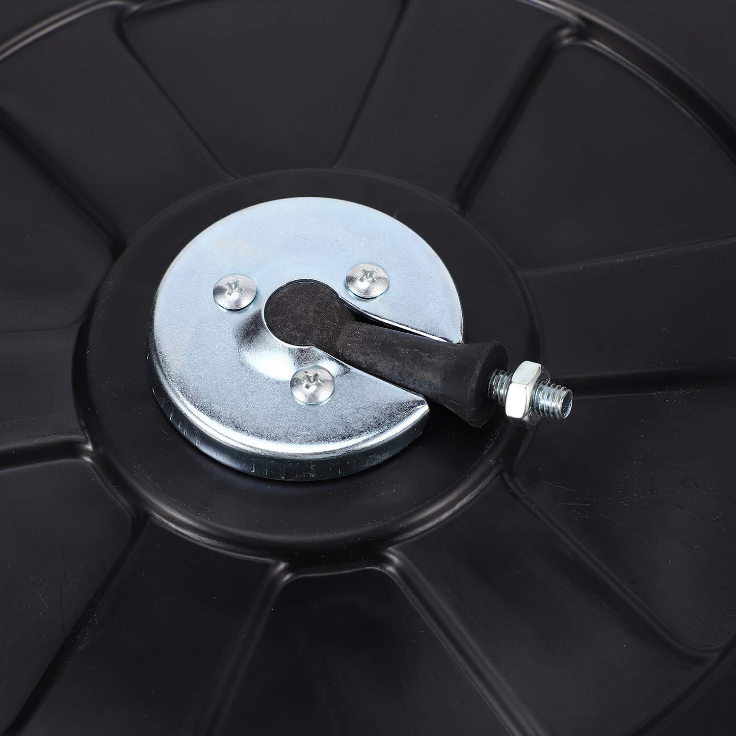 30 cm grandangolo specchio stradale curvo per interni ladri esterni stradali traffico segnale convesso (nero)