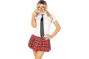 Women's 4 Pc Private School Sweetie Costume: The Perfect Outfit for a Naughty Night In