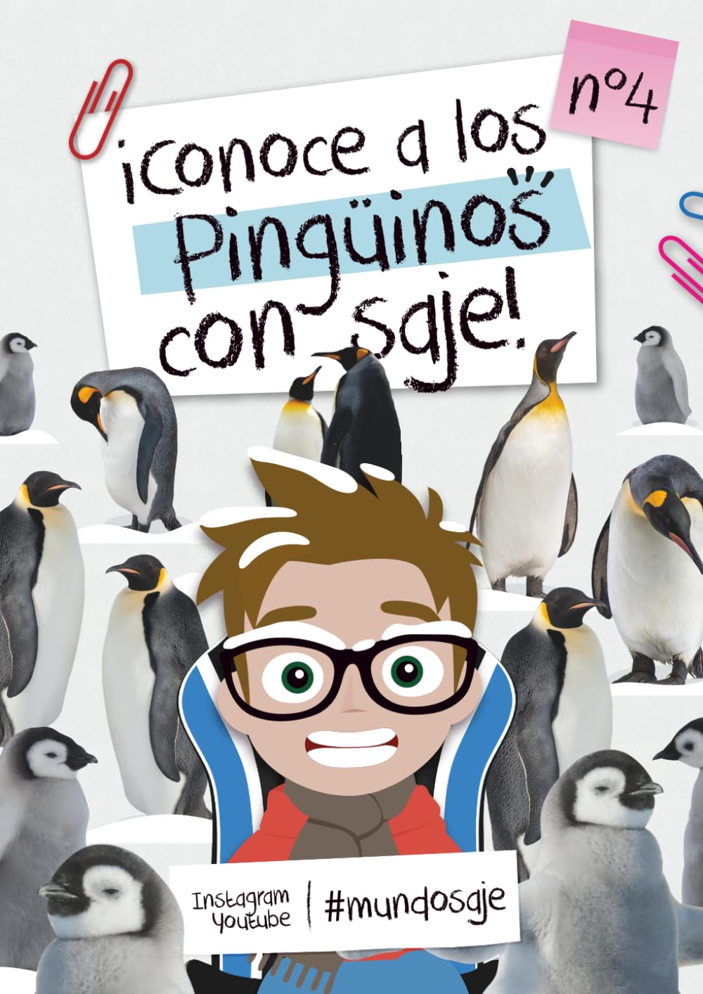 Conoce a los pingüinos con Saje (Conoce a los animales con Saje)