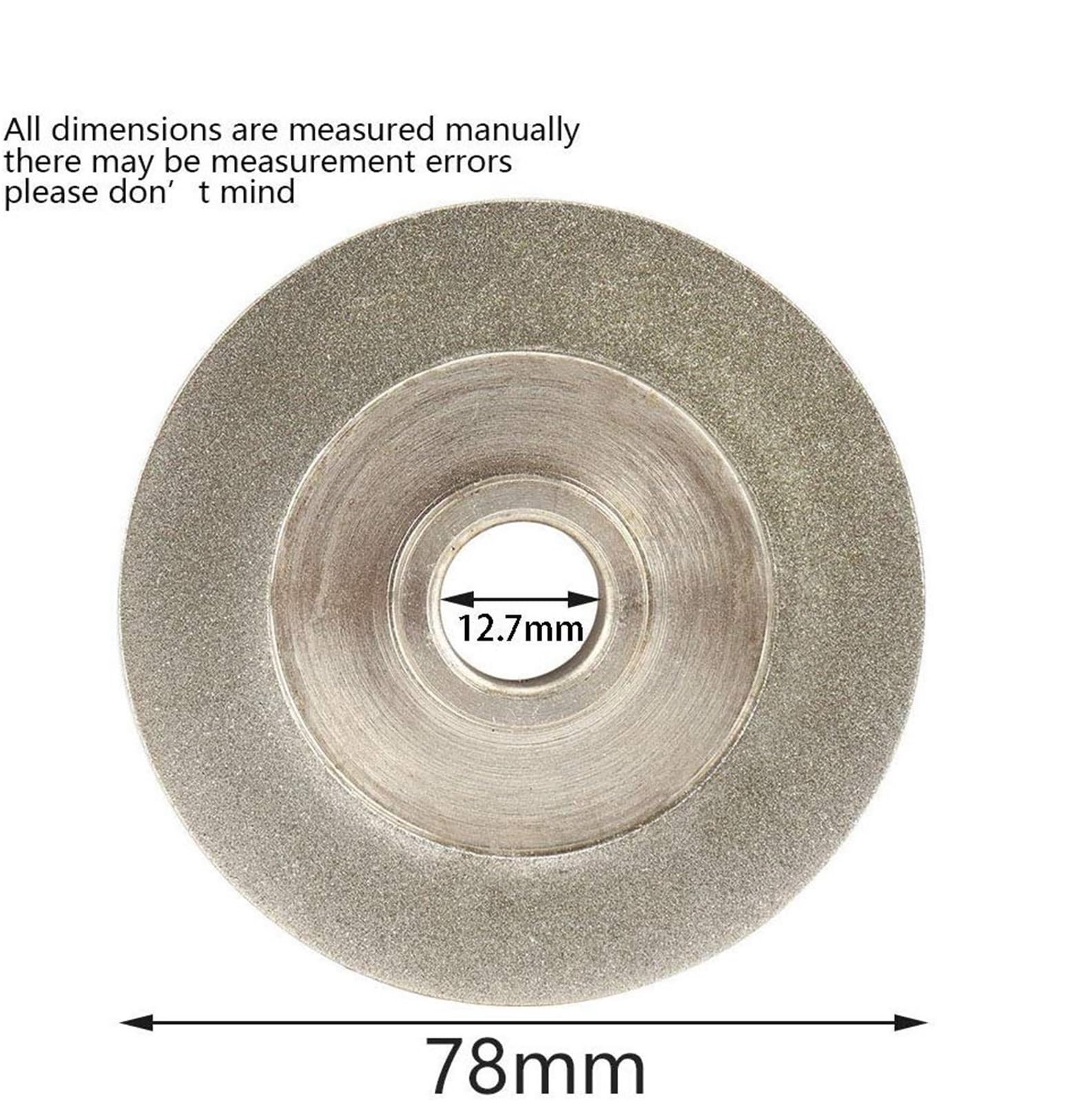 Diamentowa Tarcza Szlifierska, 78 Mm-galwanizowana Kątowa 45 Stopni Do Precyzyjnej Obróbki Metali(78x16x10mm)