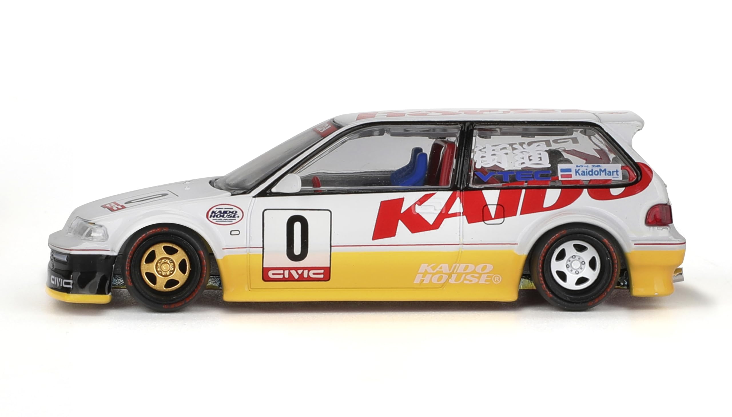 ミニカー KaidoHouse Civic EFKANJOYOKOHAMA Edition Kaido House x MINI GT 1:64 CIVIC (EF) KAIDO WORKS V1 Model