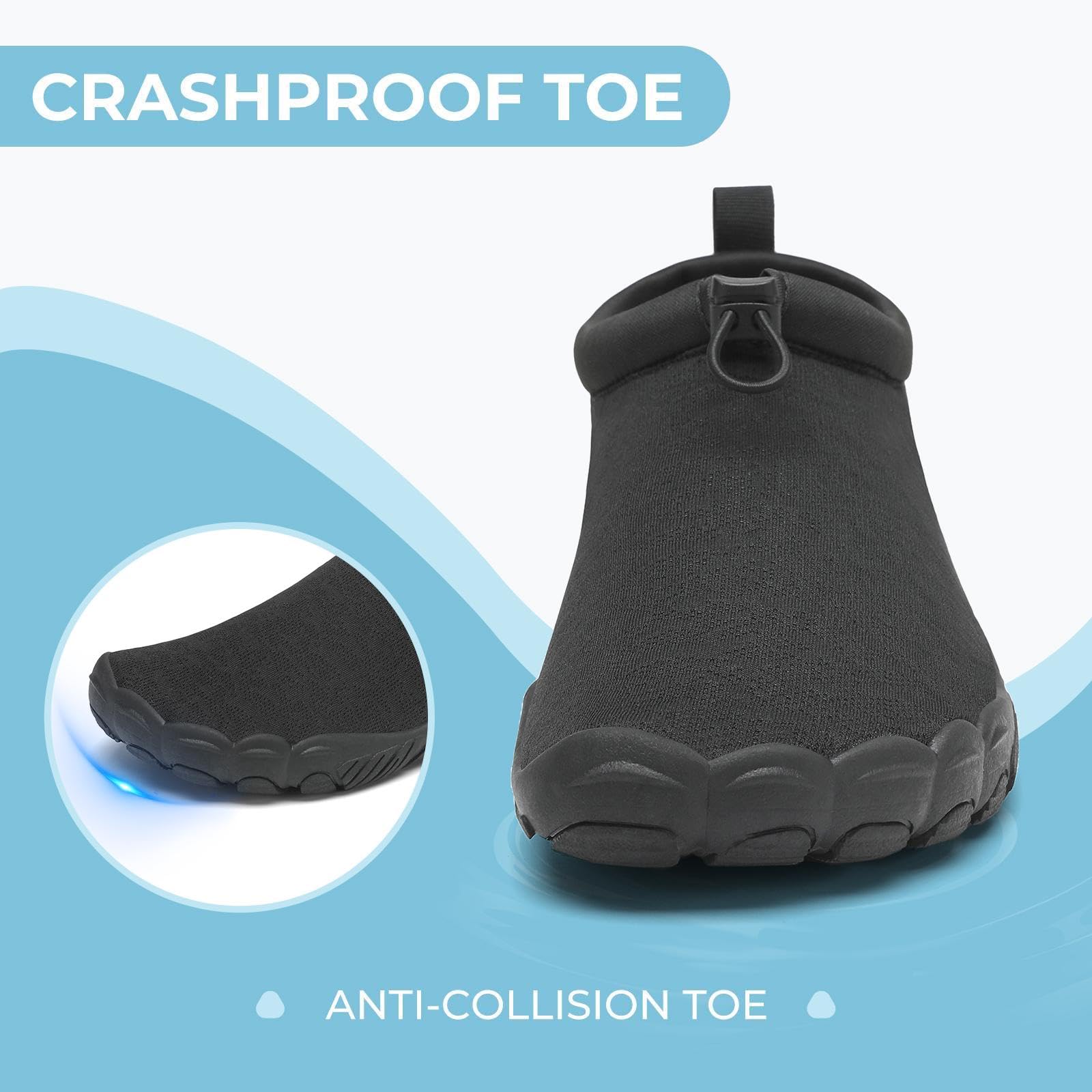 Mishansha Unisex Sport Acquatici Scarpe Donna Leggero Antiscivolo Scarpe da Surf Uomo Summer Immersione Scarpette per Beach Swim Yoga 36-46EU