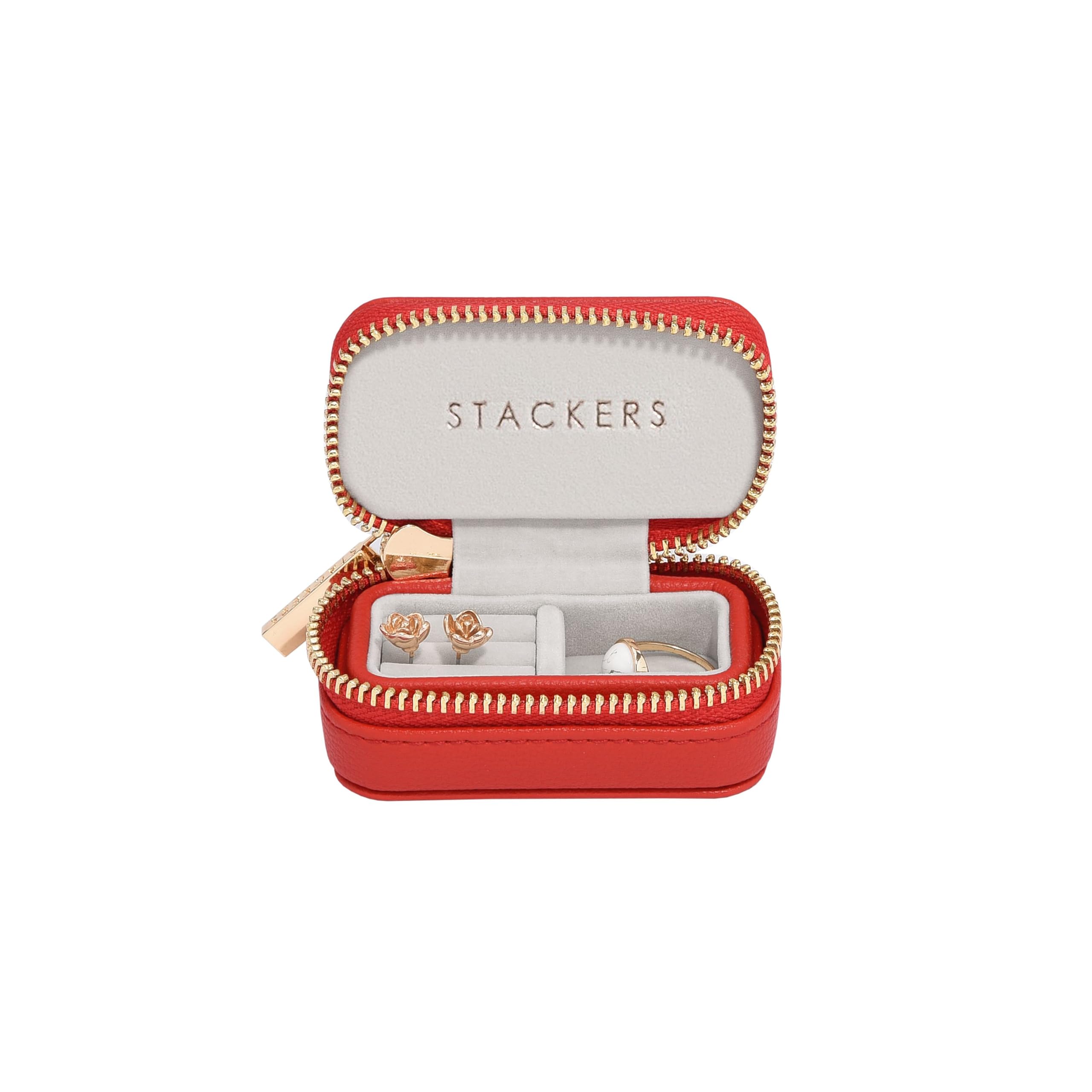 Stackers Red Petite Travel Jewellery Box
