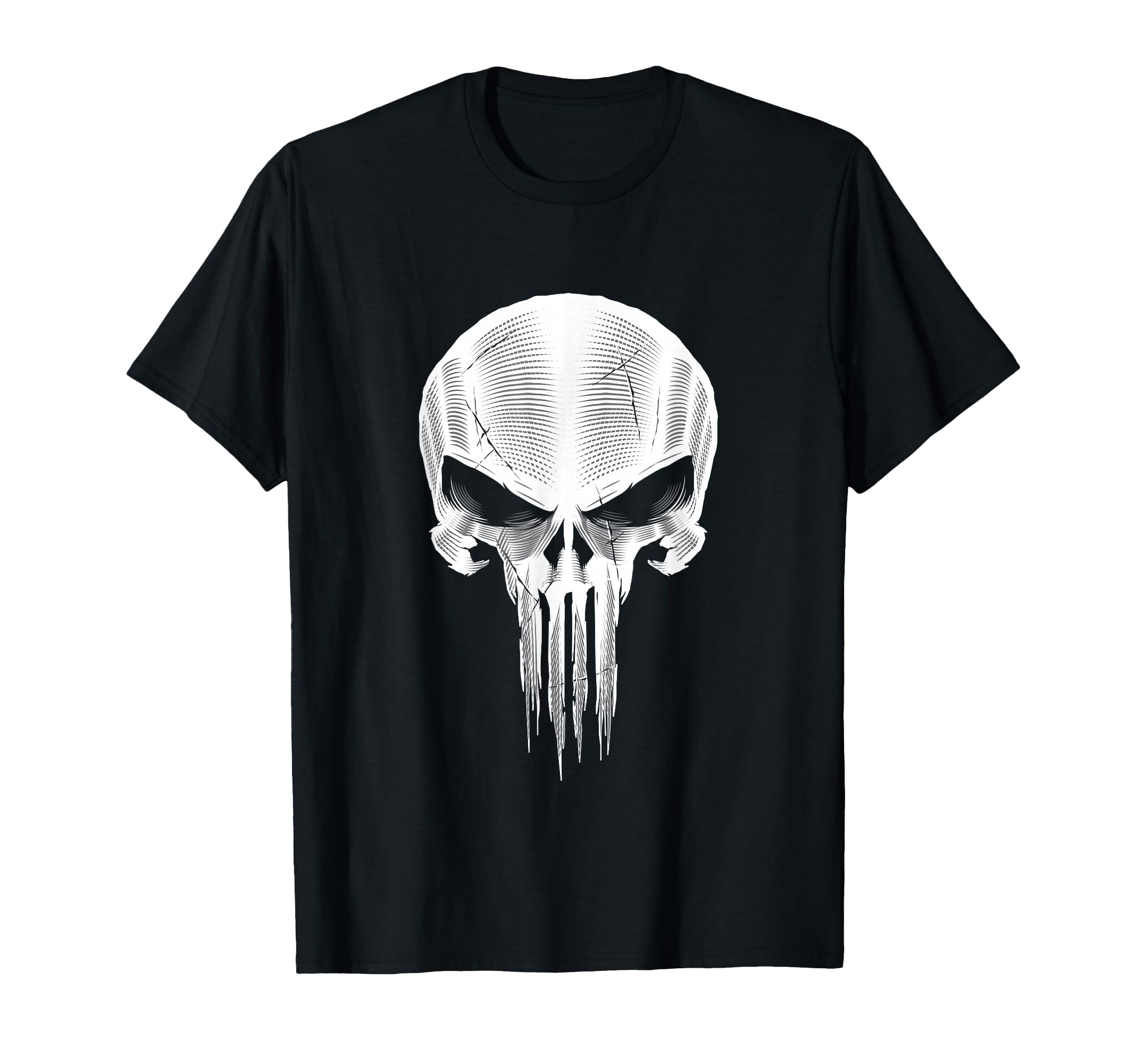 Marvel The Punisher Metallic Skull T-Shirt
