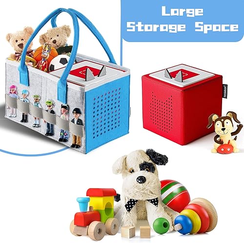 Miniatura 5 de ThxYour Bolsa de transporte para reproductor de audio Toniebox, bolsa de almacenamiento para figura Tonies, bolsa plegable para niños, accesorios