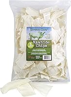Vista 9 de Chips Bolsa de 1 libra - Masticables de cuero crudo para perros grandes de primera calidad - Ideal para masticadores agresivos golosinas de cuero