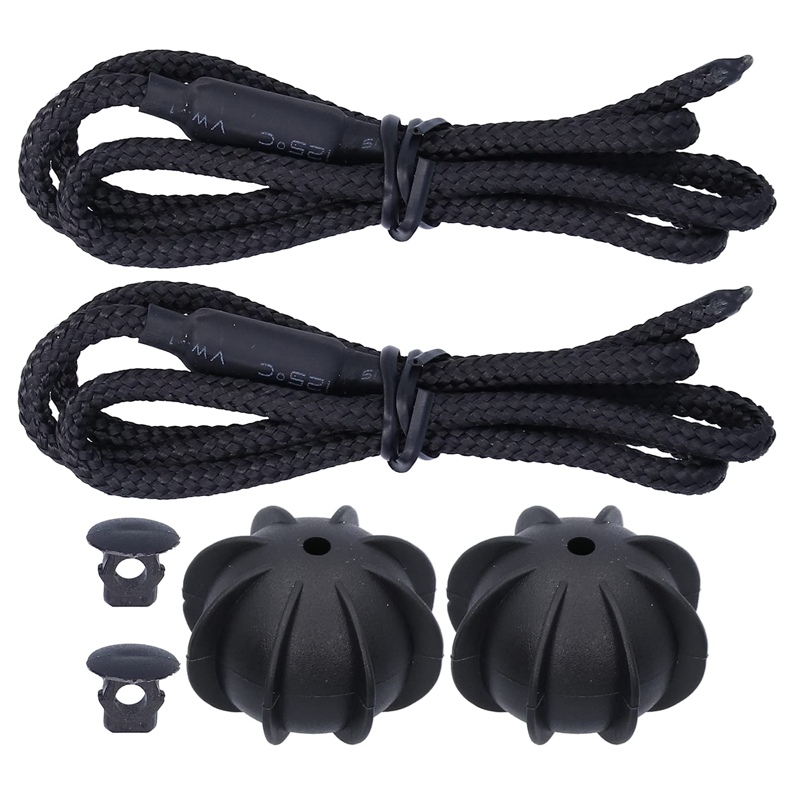 Aramox Pakket Plank String Fit voor MK6, 2 Stuks Kofferbak Pakket Plank String Opknoping Touw Auto Accessoires Vervanging, Zwart