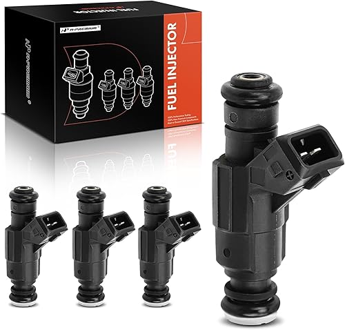 A-Premium Inyectores de combustible compatibles con Audi TT 00-06 y Seat Leon 01-06, Toledo 2003 y VW Beetle 00-01, Golf 03-06, compatibles con