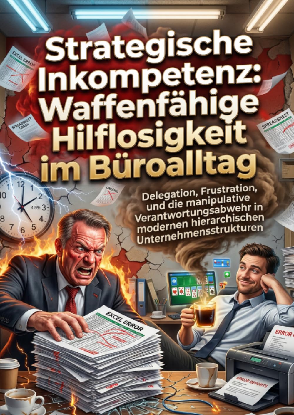 Strategische Inkompetenz: Waffenfähige Hilflosigkeit im Büroalltag: Delegation, Frustration, und die manipulative Verantwortungsabwehr in modernen hierarchischen Unternehmensstrukturen