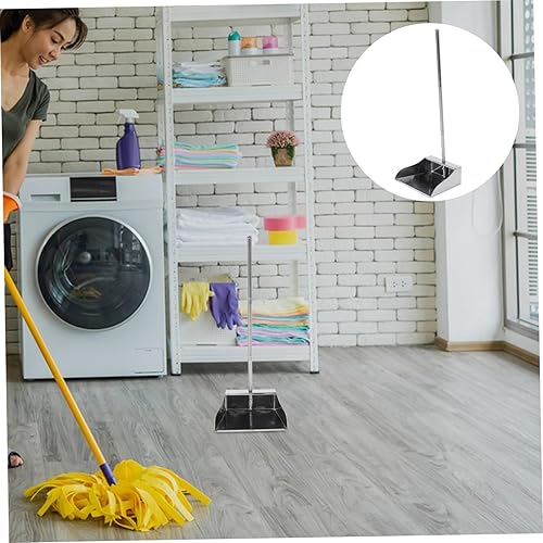 Miniatura 7 de DOITOOL Sartenes con mango largo, recogedor vertical de acero inoxidable resistente para vestíbulo, garaje, hogar y, 30.34 pulgadas de longitud