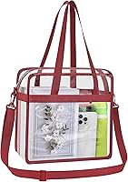 Vista 37 de Bolsa de mano transparente Oraben aprobada por el estadio 12 x 6 x 12 Bolsa de estadio para trabajo, deportes, juegos, gimnasio