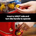 LEGO Ideas Distributeur de Minifigurines Ensemble de Construction pour Adultes - Décor Créatif de Bureau ou Affichage de Bibliothèque à Domicile - Jouet de Distribution de Capsules - Cadeau Nostalgique pour Hommes et Femmes, 18+ - 21358