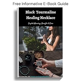 Sugandha Wellness Black Tourmaline Necklace - Natural Healing Crystal Pendant for Powerful Protection from Negative Energy. Stress Relief. Raw Stone Jewelry for Men & Women