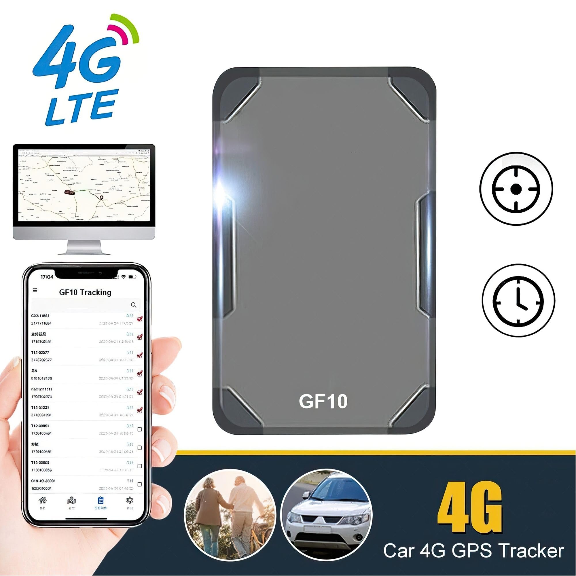 Protect Motorcycles While On The Road w/ GF10 Mini Bike GPS Tracker- Magnetic Mount?Real-Time Tracking & Mobile Alerts