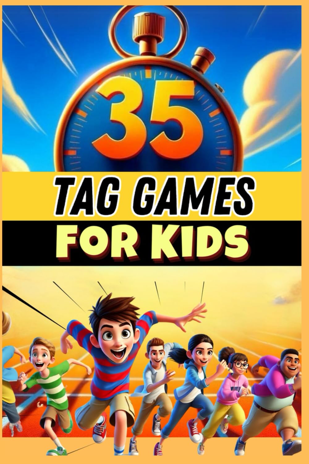 35 Tag Games for Kids: An essential resource for PE teachers, coaches, and activity leaders looking for high-energy games to develop agility, teamwork, and fun!