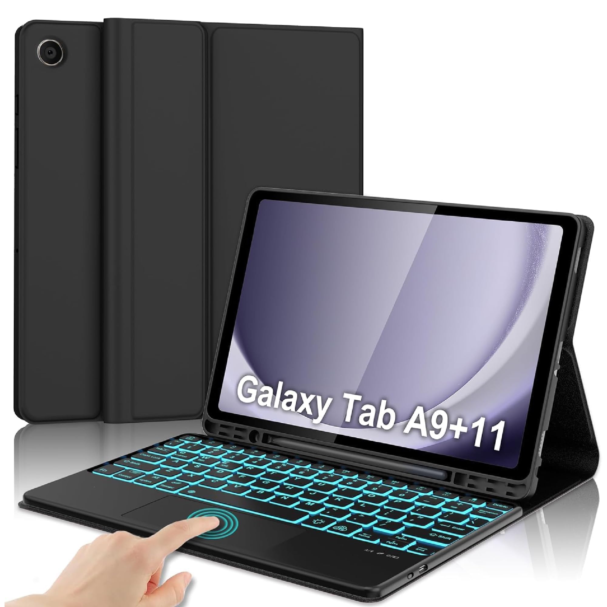 Samsung Galaxy Tab A9+ キーボードケース＋フィルム付き Amazon.com: Keyboard Case for Samsung Galaxy Tab A9 Plus 11 inch