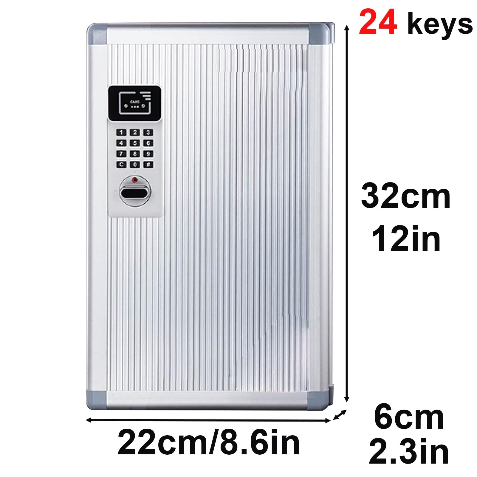 Armario digital para llaves inteligente ctronic con código, 22 x 32 x 6 cm, para el hogar y la oficina, llave segura Sto Solut, fácil acceso, diseño fácil de usar