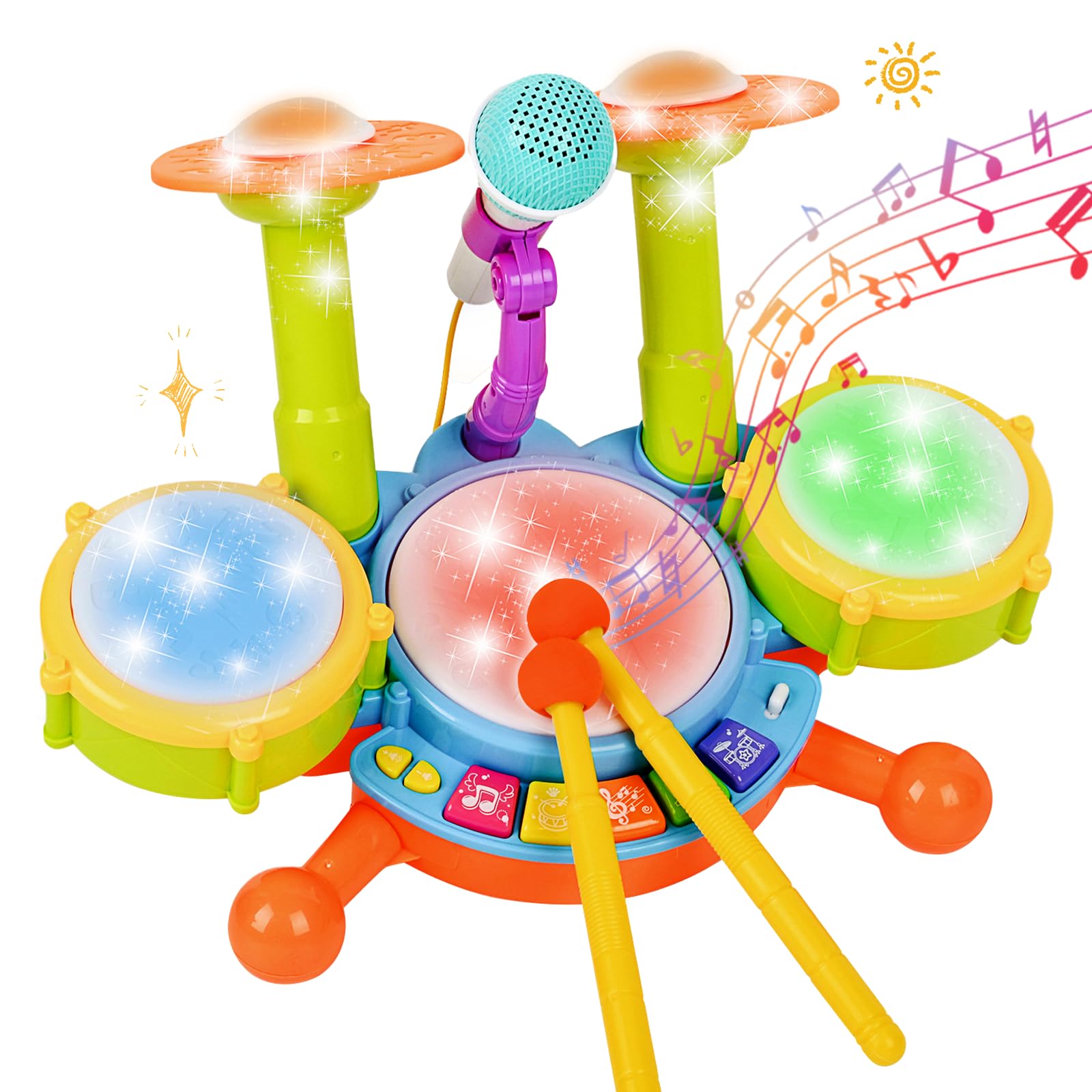 VTech KidiBeats Drum Set (Frustration Free Packaging verloop.io
