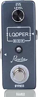 Rowin Pedal de guitarra Looper Unlimited Overdubs 10 minutos de loop com USB para importar e exportar loop
