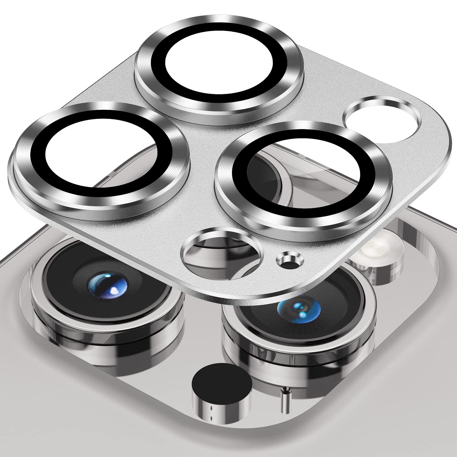 Camera Lens Protector for iPhone 16/15/14 Pro Max & iPhone 16/15/14 Pro | Integrated Alum…