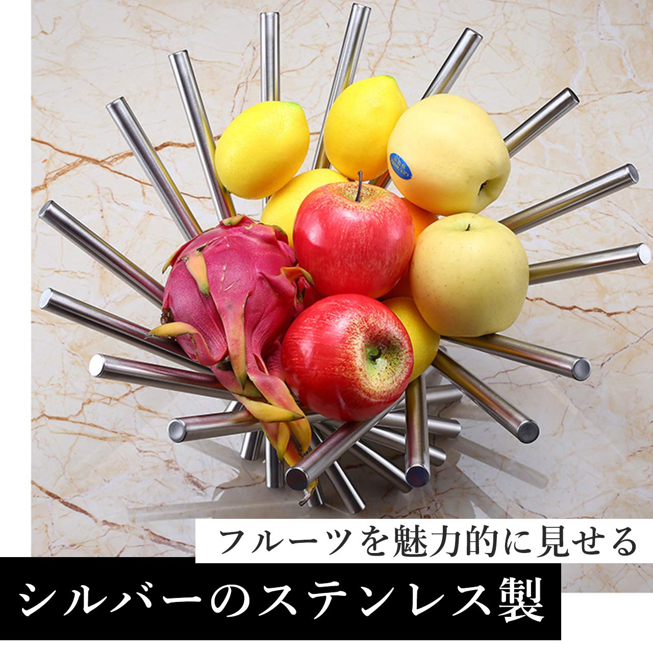Amazon | HAMILO フルーツバスケット ステンレス 折りたたみ式