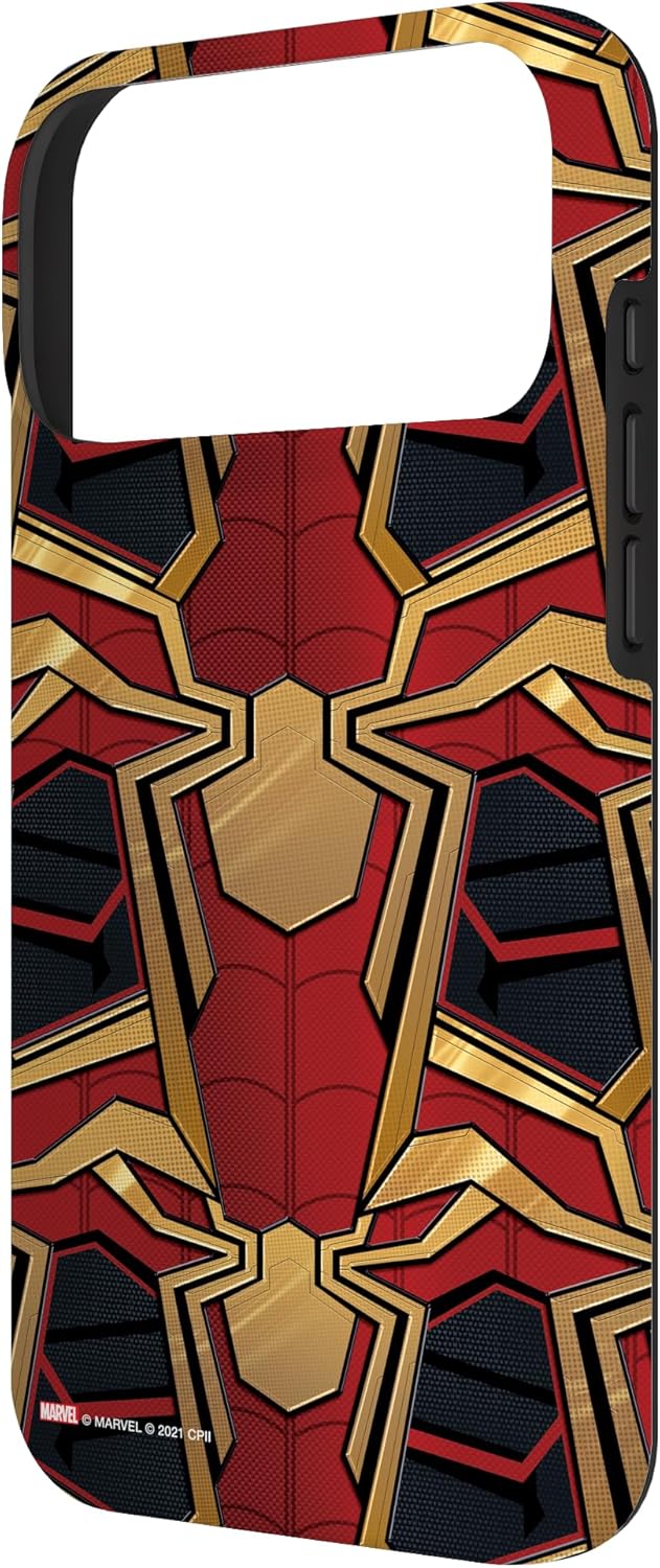 Marvel Spider-Man: No Way Home Red and Gold Pattern Case for iPhone 17 Pro Max