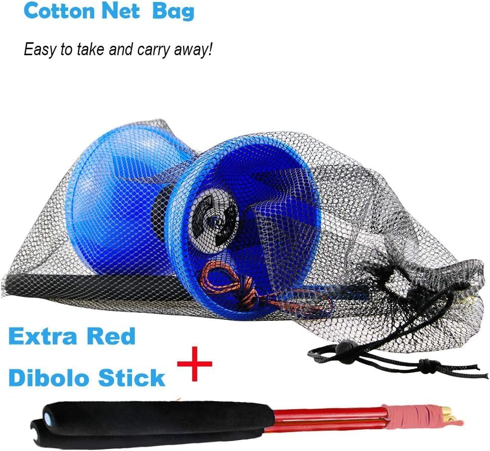 Miniatura 5 de MAGICYOYO MD01, Diábolo profesional grande con rodamientos triples para niños y adultos principiantes a avanzados, Diábolos Yoyo chino de 5 pulgadas