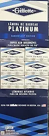 Gillette Lâmina Barbear C/60 Blue Platinum Ct