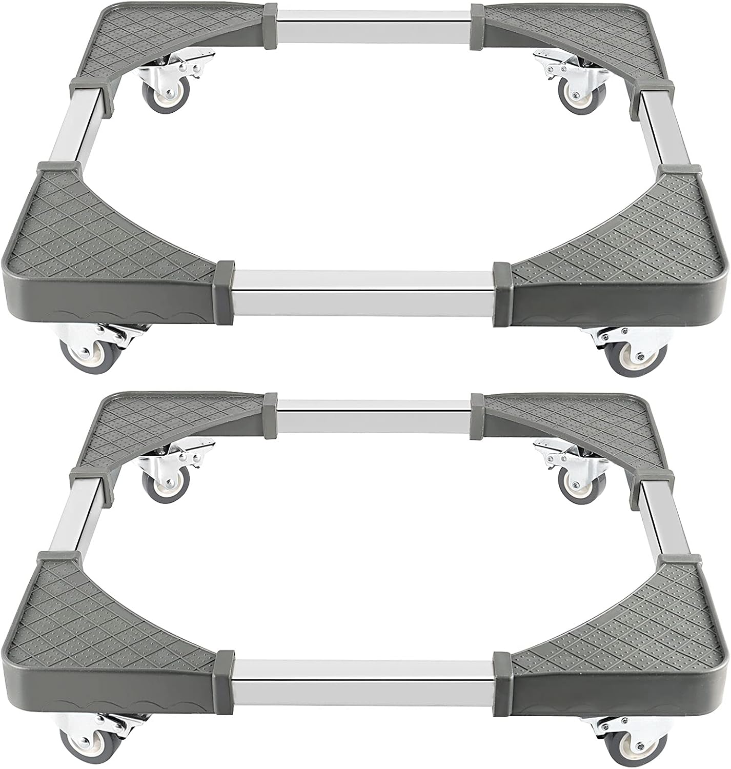 Buy HAKZEON 2 Packs Telescopic Furniture Dolly with 4 Locking Swivel