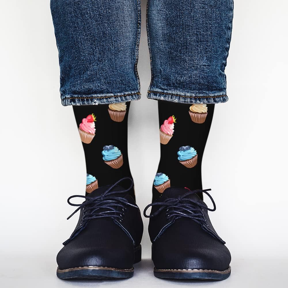 AOYEGO Glowing Light Bulb Garland Funny Socks Novelty Casual Crew Socks Contrast Color Design for Women Men Gift - Image 2