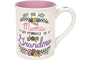 Enesco Our Name is Mud Best Moms Get Promoted to Grandma Coffee Mug