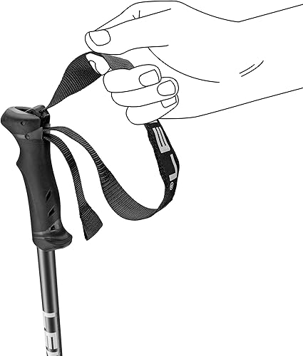 Miniatura 6 de LEKI QNTM - Bastones de esquí ligeros de aluminio para esquí alpino