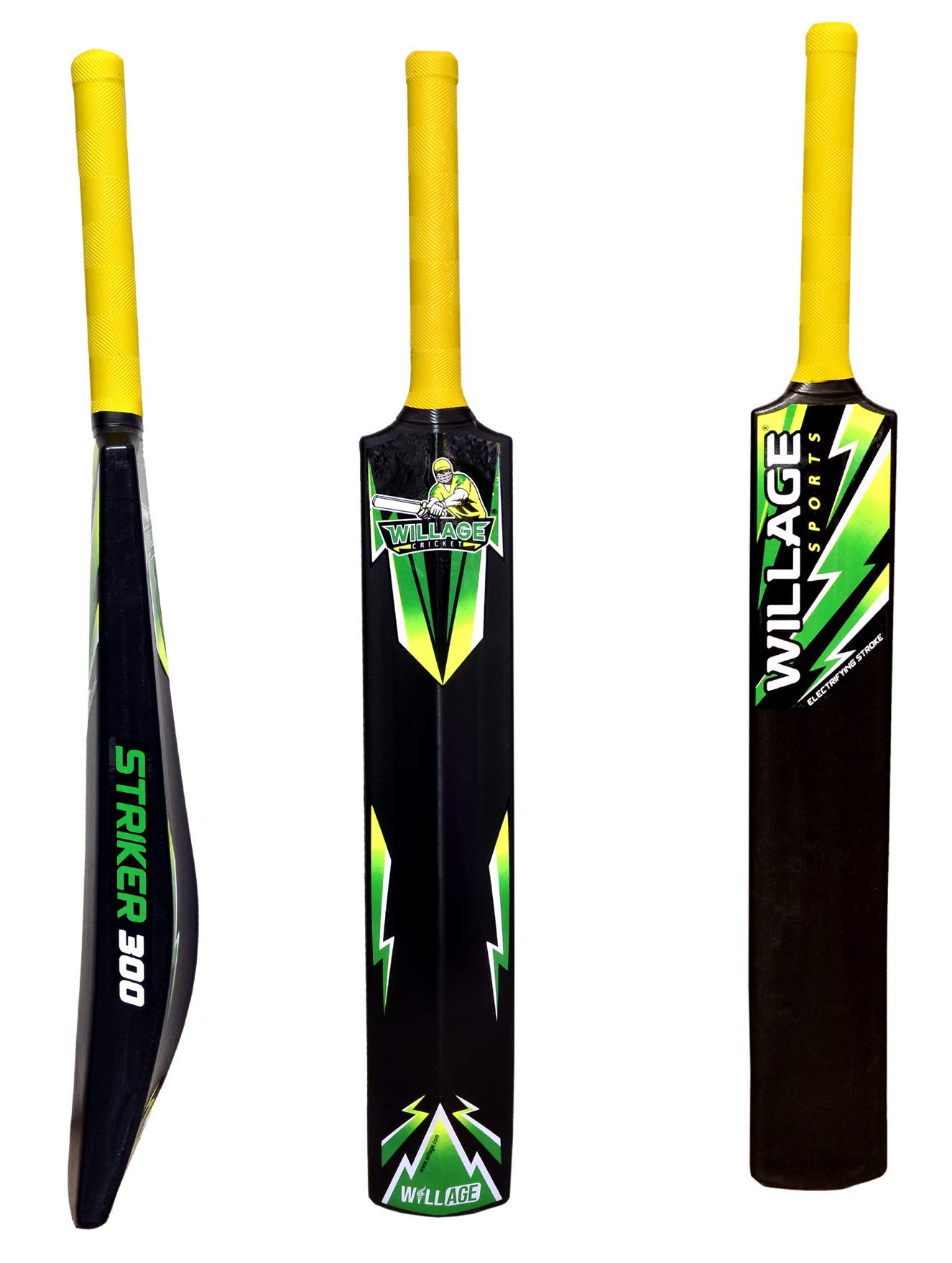 WILLAGEPlastic Bat Size 6, Plastic Cricket Bat Size 6, Hard Plastic Bat Size 6, Plastic Bat, Cricket Bat