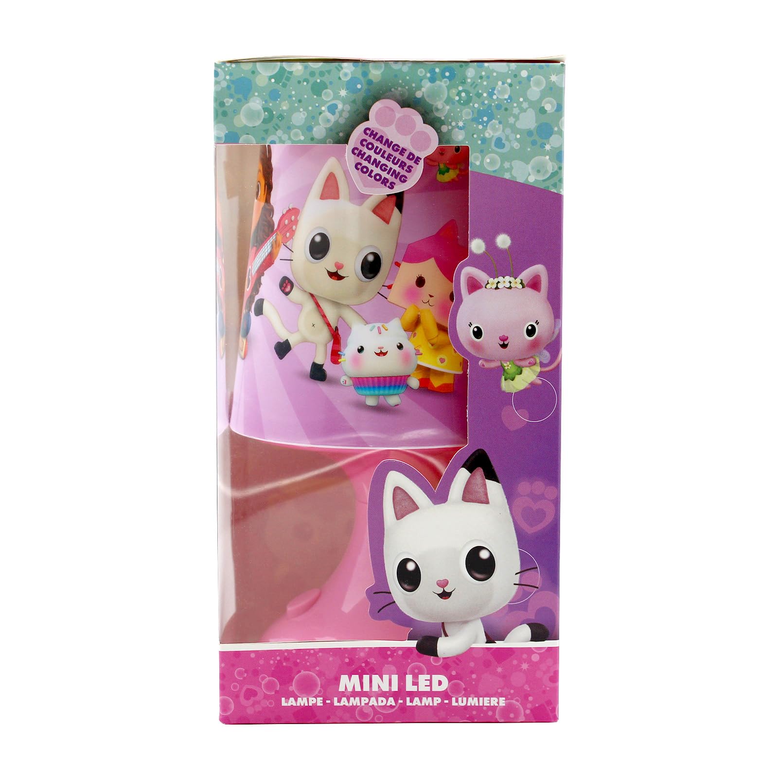 Joytoy Gabby's Dollhouse - Mini paralume a LED, 7 x 18 cm, in confezione regalo