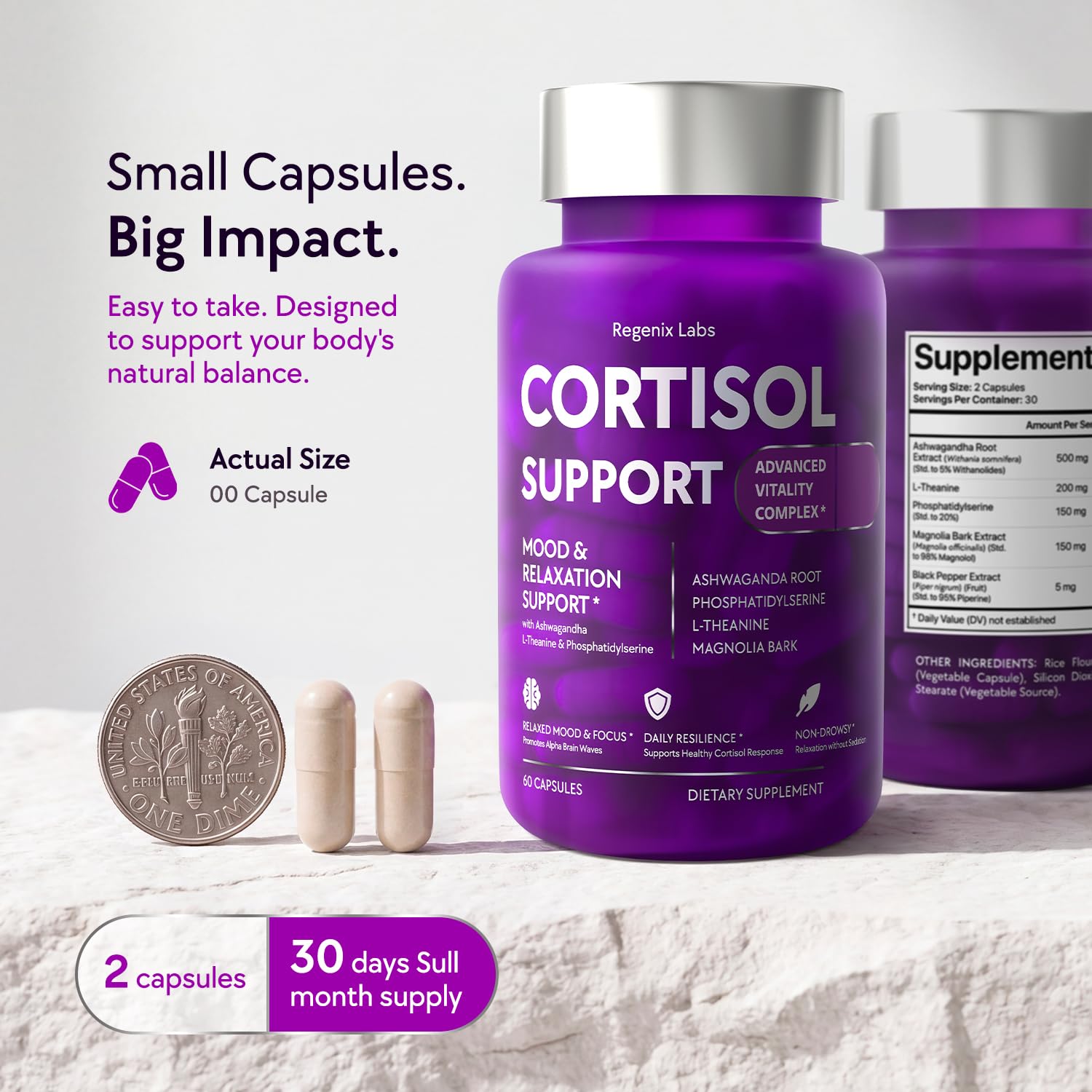 Cortisol Supplements Women & Men Cortisol Balance Manager - Adrenal Support — Amazon image 10