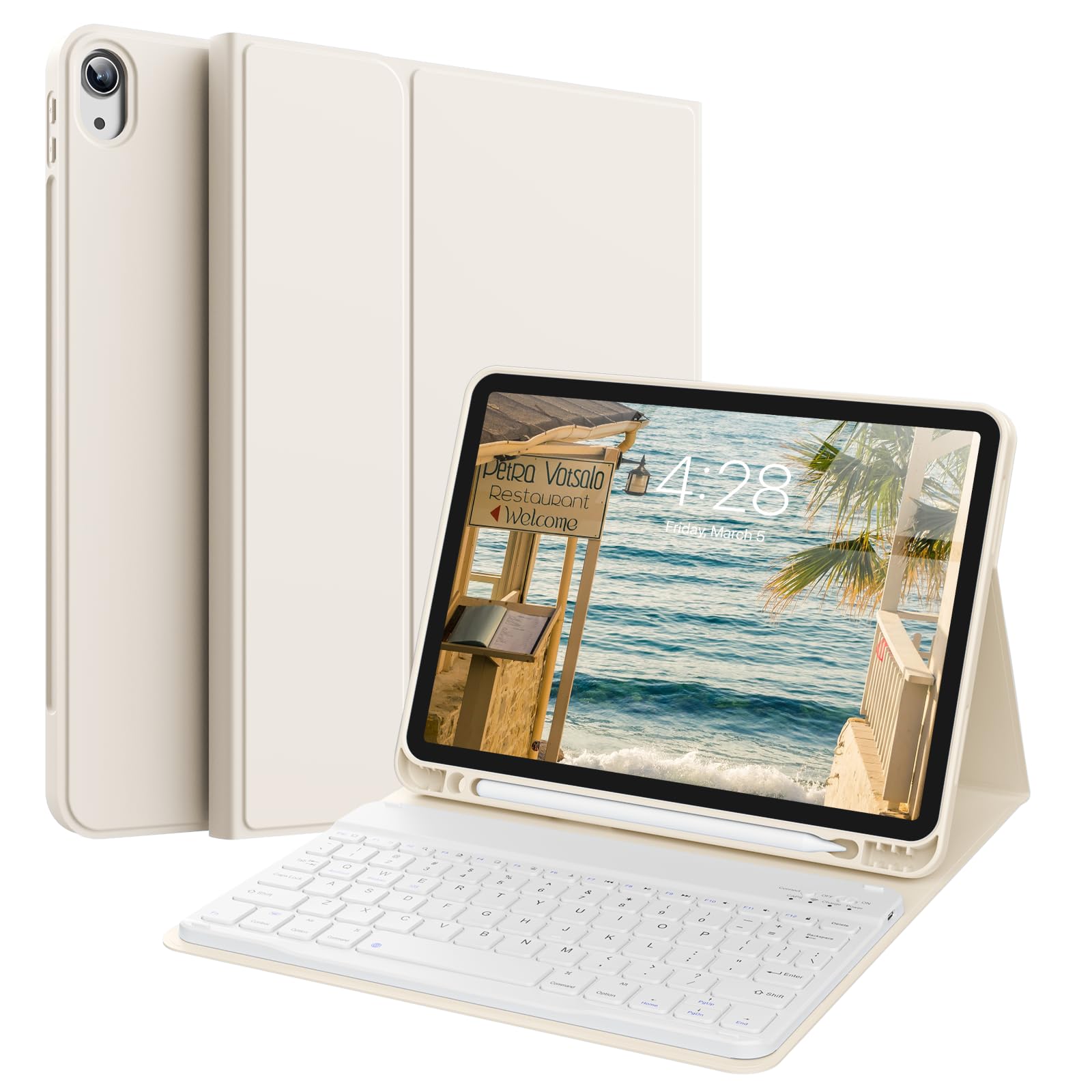 K*S様 Apple iPad 256GB ゴールド白カバー付き SIMフリー Amazon.com: KVTVOU Keyboard Case for iPad (A16) 11th/10th