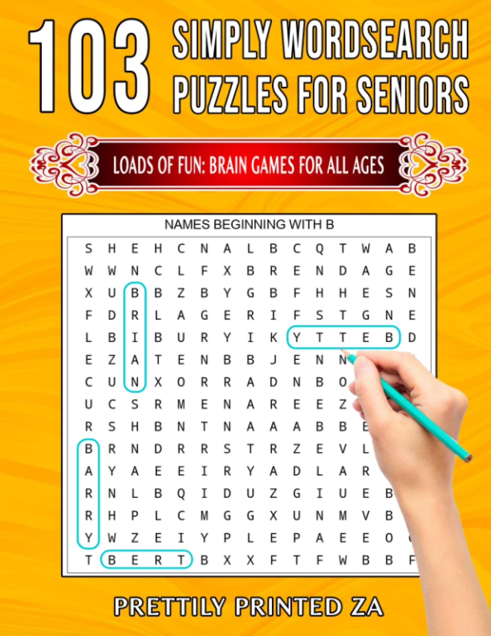 Simply Wordsearch Puzzles for Seniors: 103 Wordsearch Puzzles in Large Print: Loads of Fun: Brain Games for Seniors