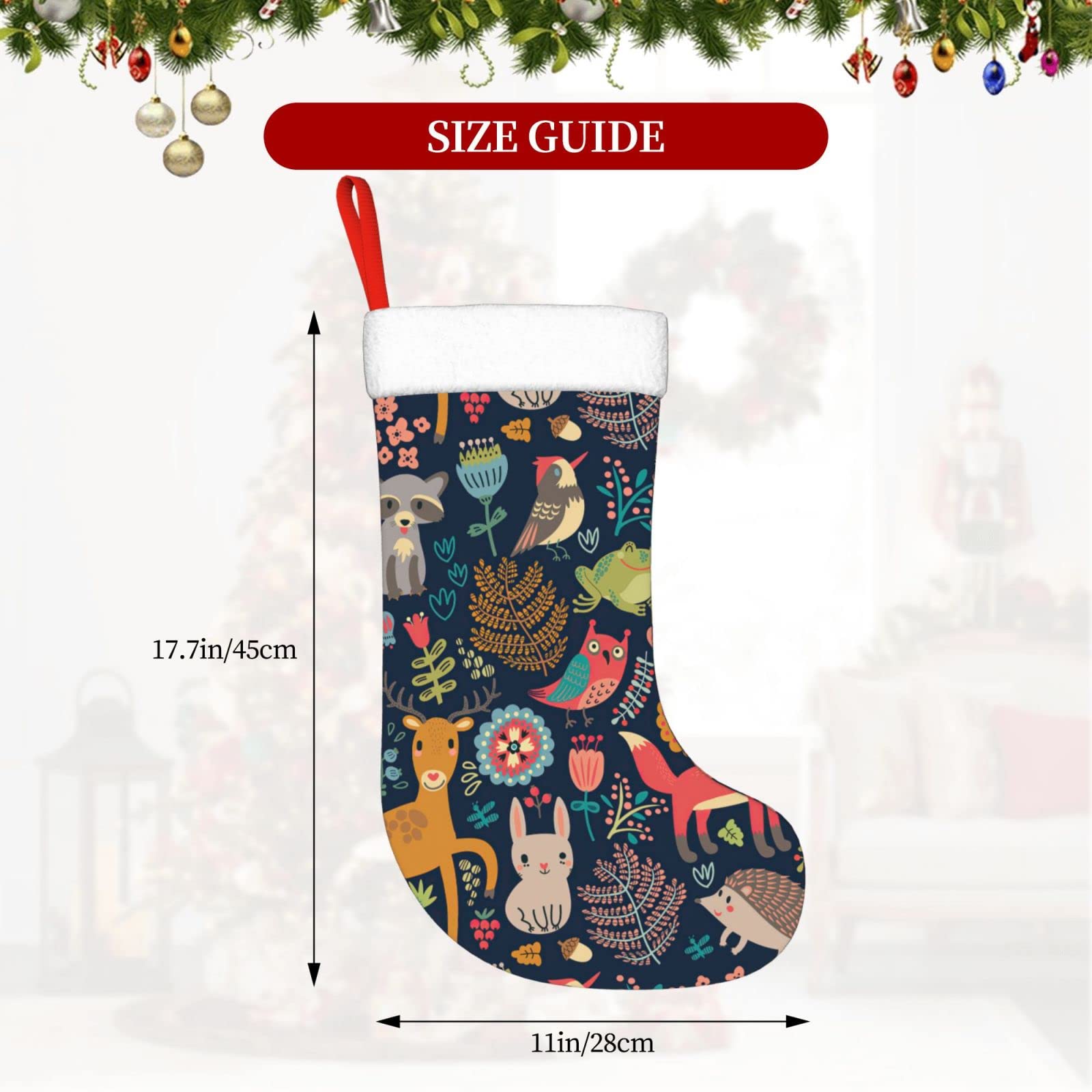 Mashaouyo Chaussettes de Noël chaudes et coupe-vent avec impression d'animaux mignons pour femme, 5-Rose, Taille unique