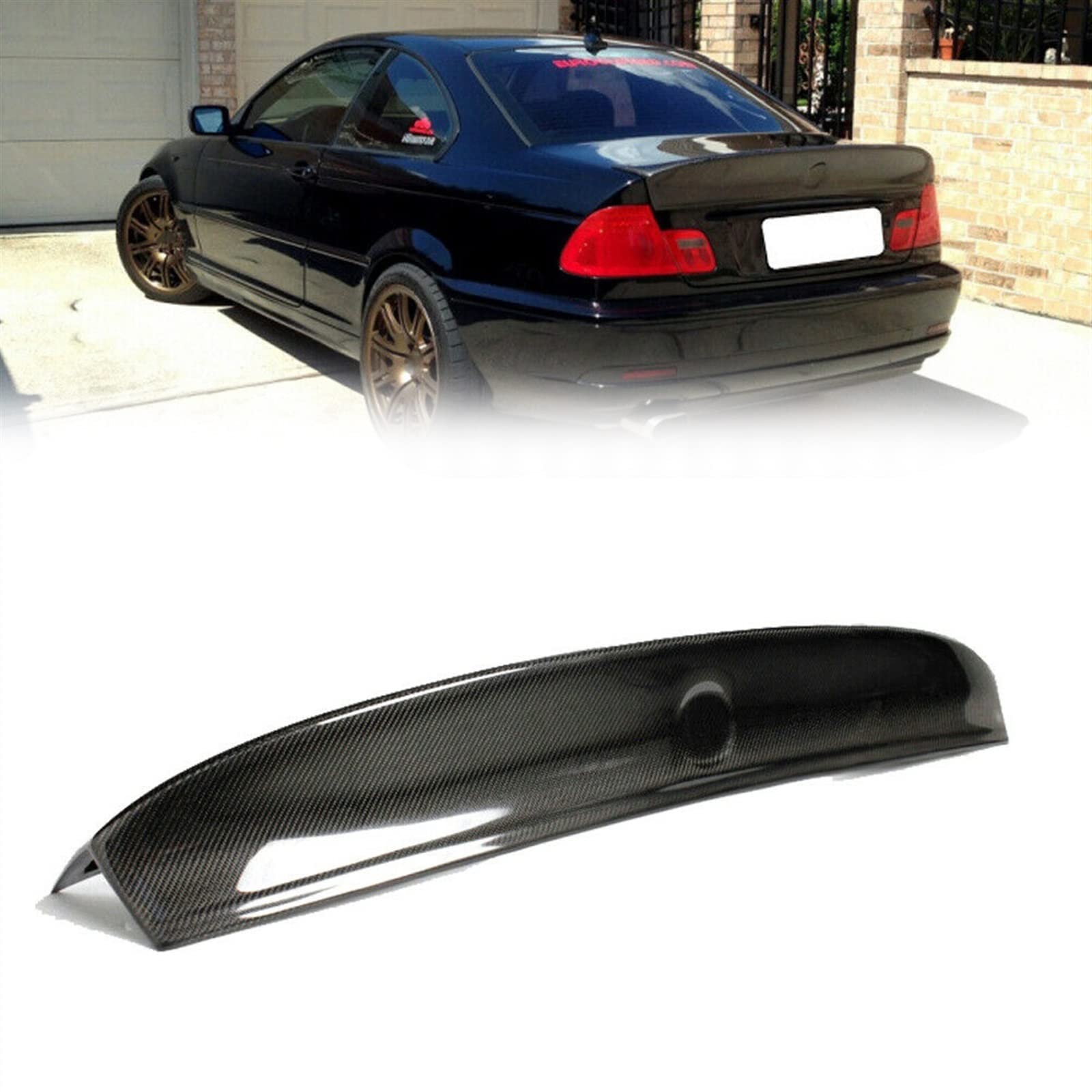 Aileron de coffre E46 M Coupé pour stabiliser le flux d'air et optimiser l'appui
