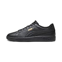 PUMA Smash 3.0 L, Scarpe da ginnastica Unisex-Adulto, Nero (PUMA Black-PUMA Gold-PUMA Black), 41 EU